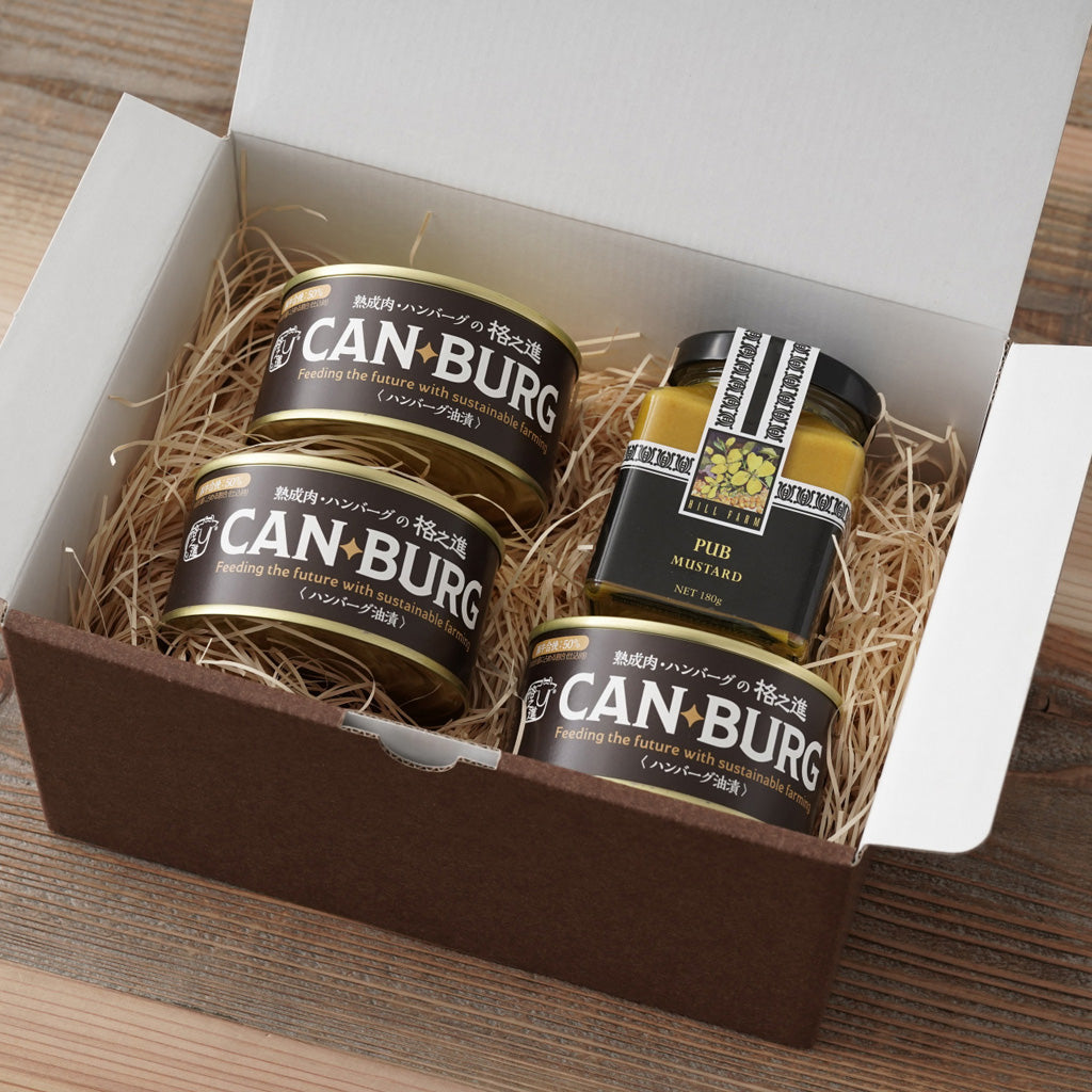 ＜格之進＞ CAN・BURG 缶詰めハンバーグ 1缶