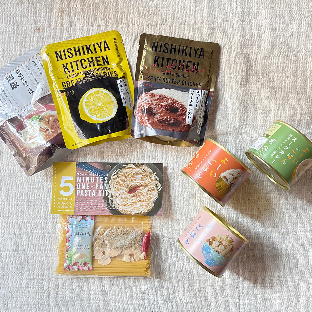 忙しい日に頼れる時短ごはん7点セット｜レトルト・混ぜご飯・パスタ