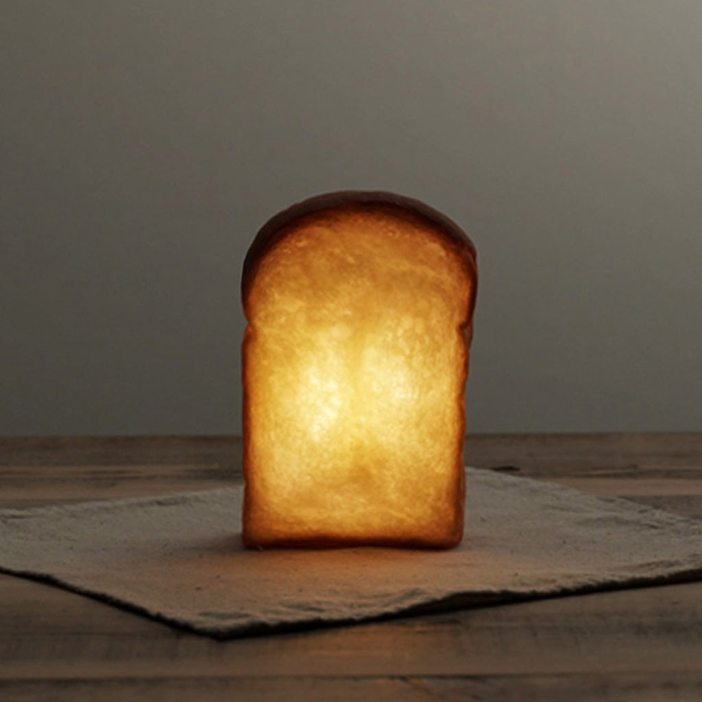 本物のパンが灯るランプ　「Bread Lamp＜トースト（山食）＞」