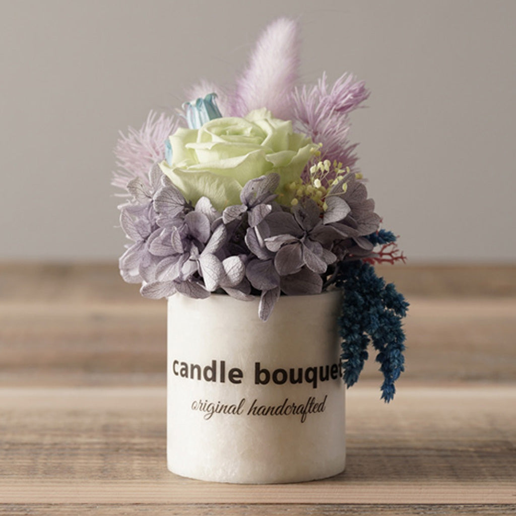 ＜縁市別注＞お花と香りとキャンドルと。「Candle Bouquet™」 Ｓサイズ
